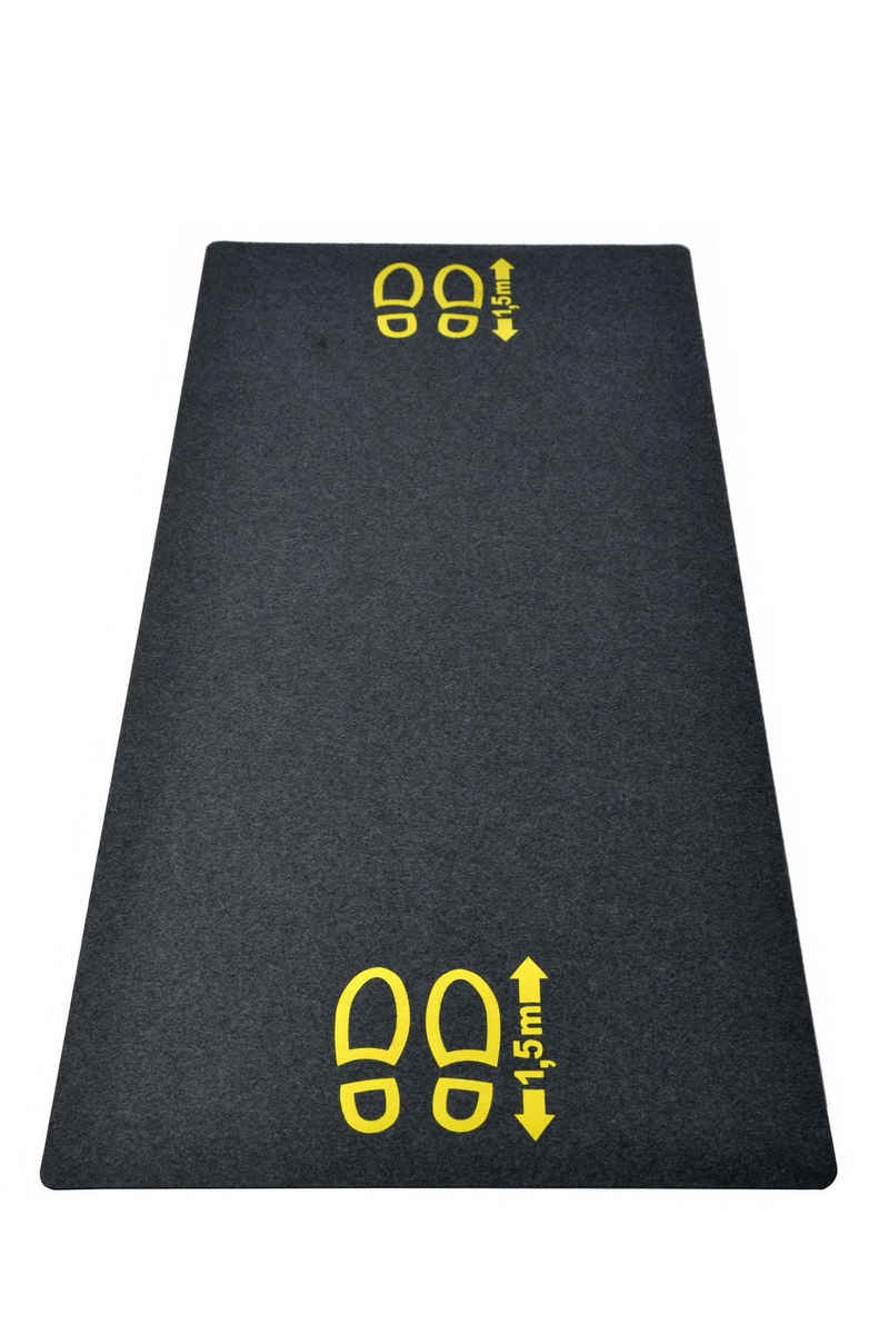 Fußmatte Fußmatte Bodenschutzmatte 180x80 cm, acerto®, Rechteck, sicherer Abstand in Eingans-oder Kassenbereichen