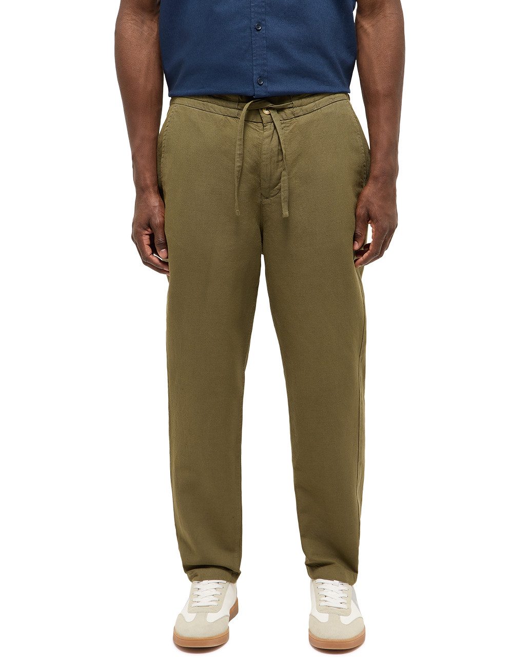 MUSTANG 5-Pocket-Hose Herren Style Milano Linen Jogger