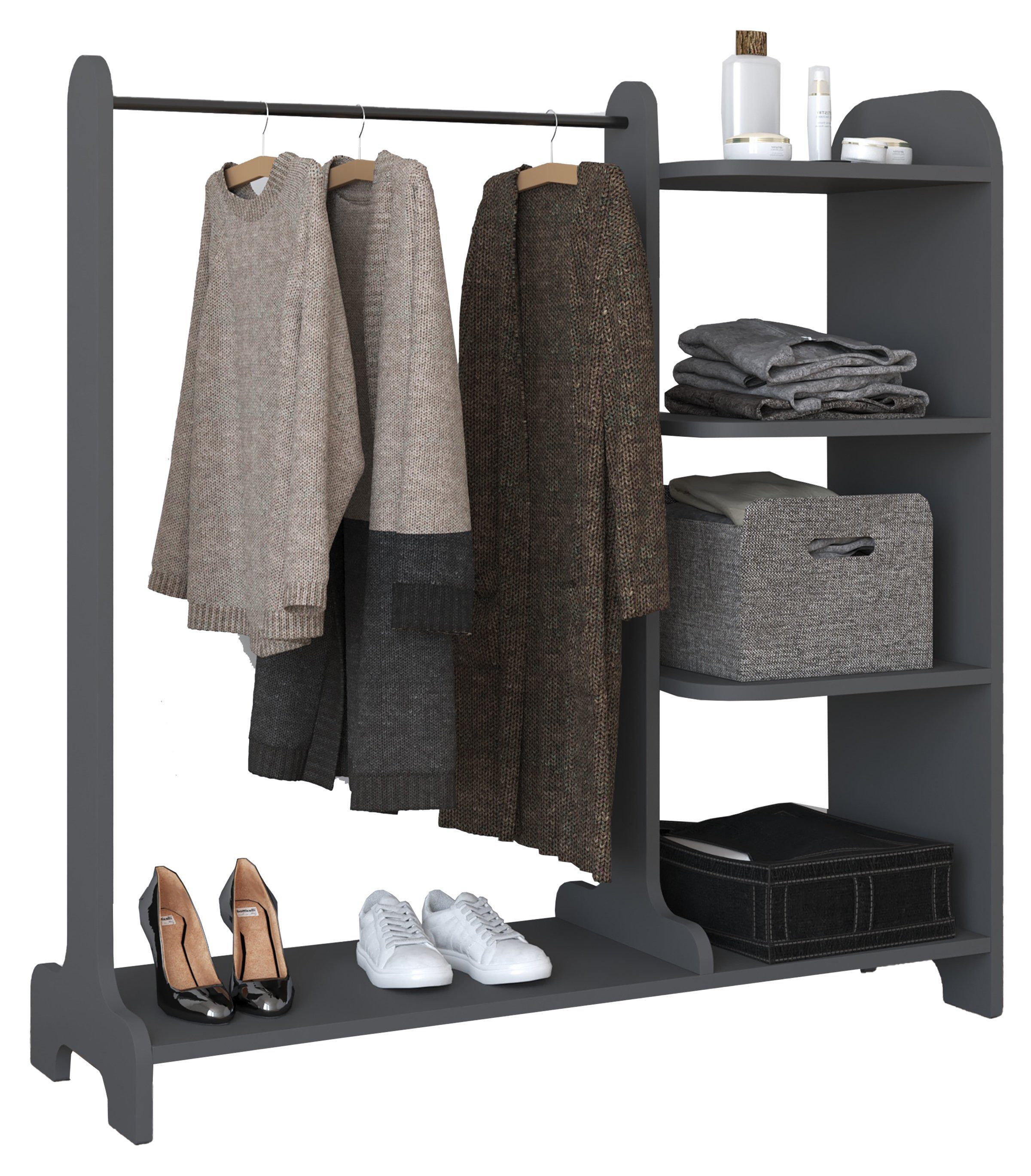 VCM Kleiderschrank Offener begehbarer Kleiderschrank Regal günstig online kaufen