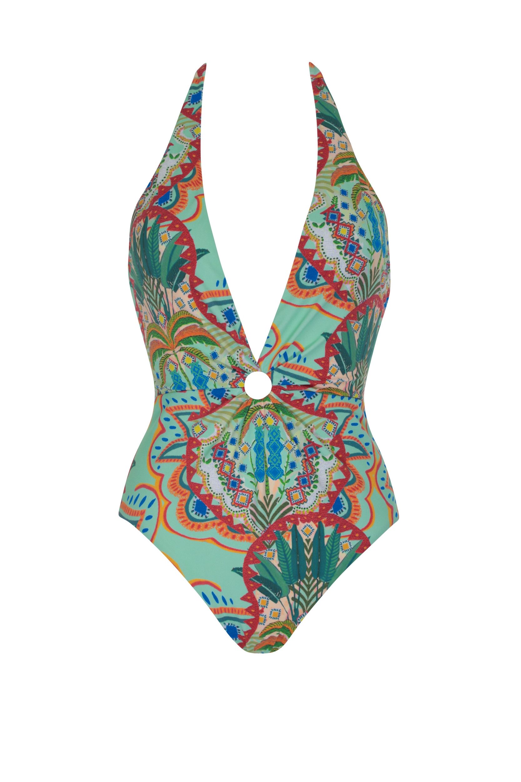 Olympia Badeanzug Badeanzug TÜRKIS/MULTICOLOR günstig online kaufen