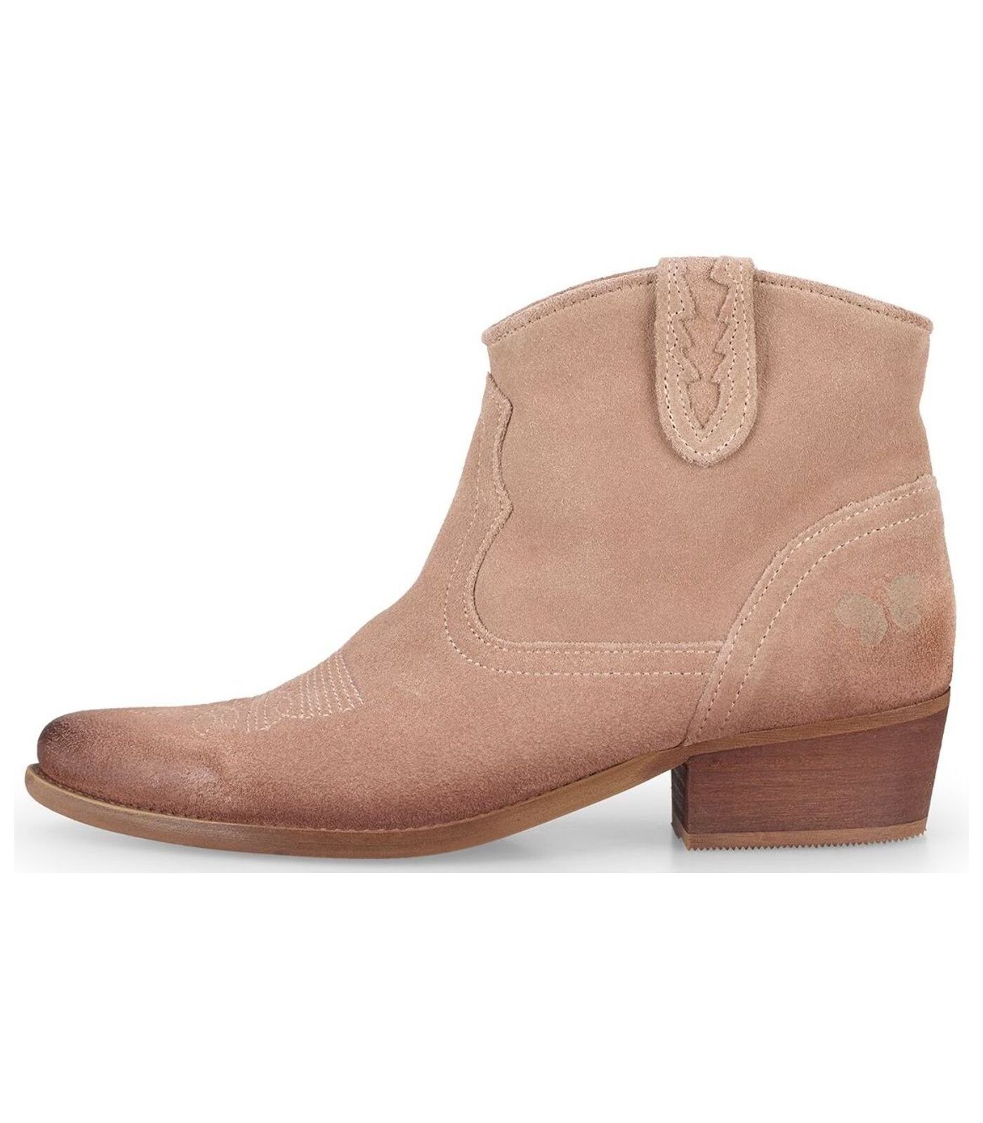 Felmini Stiefelette Leder Cowboy Stiefelette günstig online kaufen