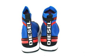 Diesel Kinder Schuhe, diesel Slip on 03 S-K Sock Kinder Sneakers, Blau Slip-On Sneaker