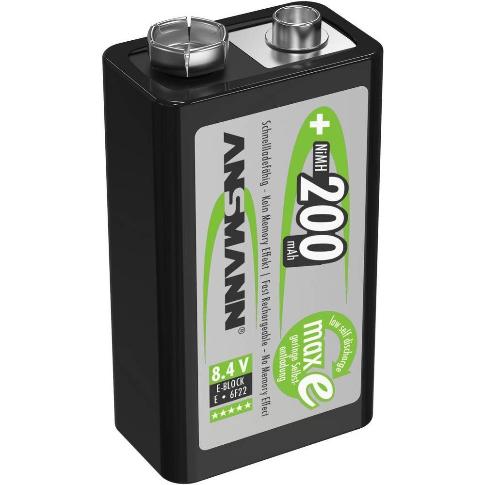 ANSMANN AG maxE 9 V-Block-Akku 5035342 Akku