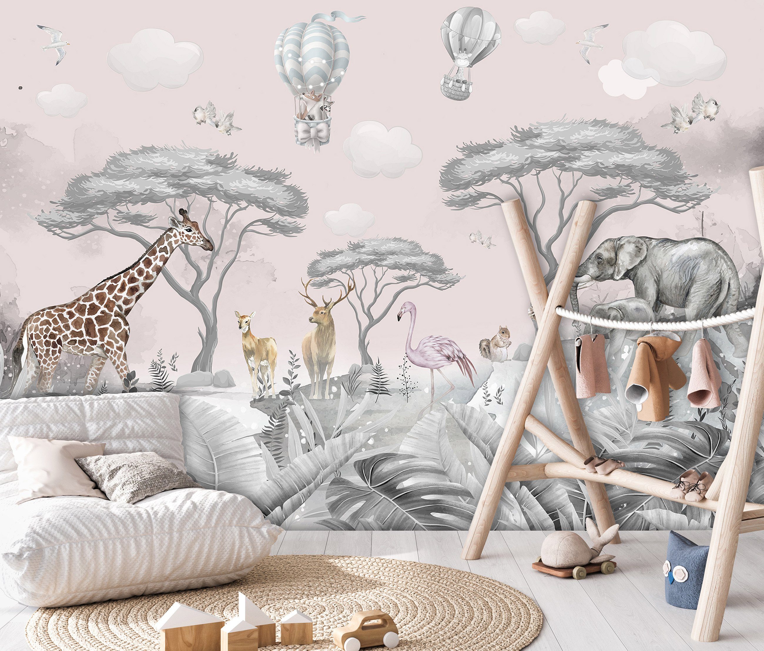Wallarena Fototapete Kinderzimmer Mädchen Wald Baum günstig online kaufen