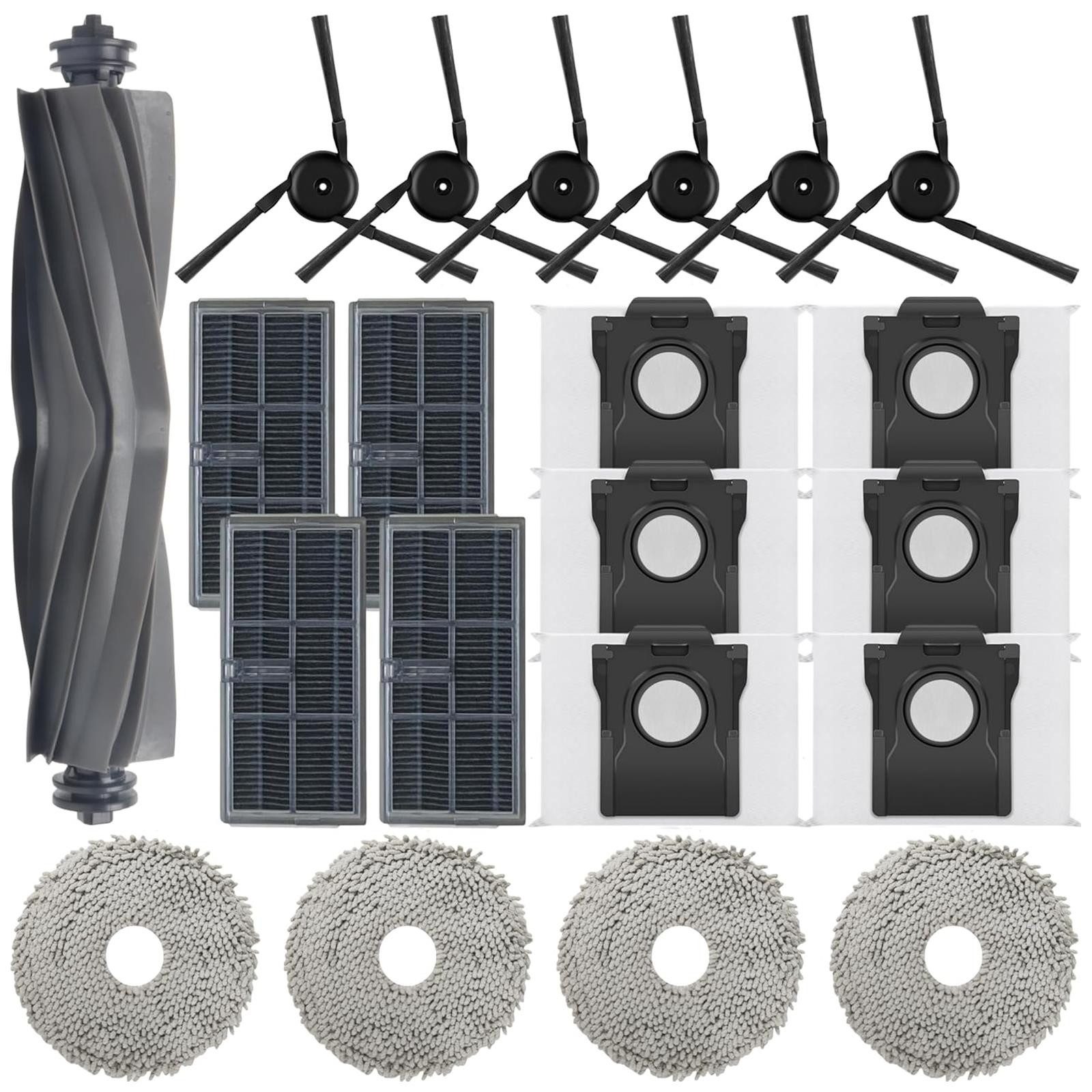 VERCO Reinigungsbürsten-Set Reinigungskit für Dreame, X40 Ultra Complete, (21-tlg), Ersatz Teile Set Wartungskit Filter Seitenbürste Zubehör Bürste