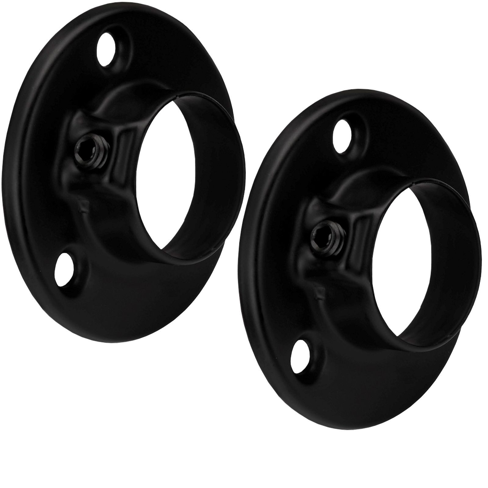 SO-TECH® Garderobenstange runde Form, Durchmesser 25 mm, Stahl, schwarz bes günstig online kaufen