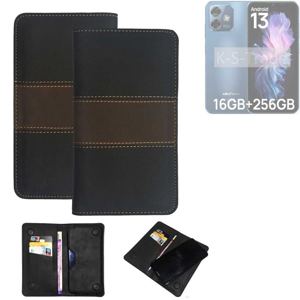 K-S-Trade Handyhülle für Ulefone Note 16 Pro, Hülle Handyhülle Schutzhülle Walletcase Bookstyle Tasche Schutz