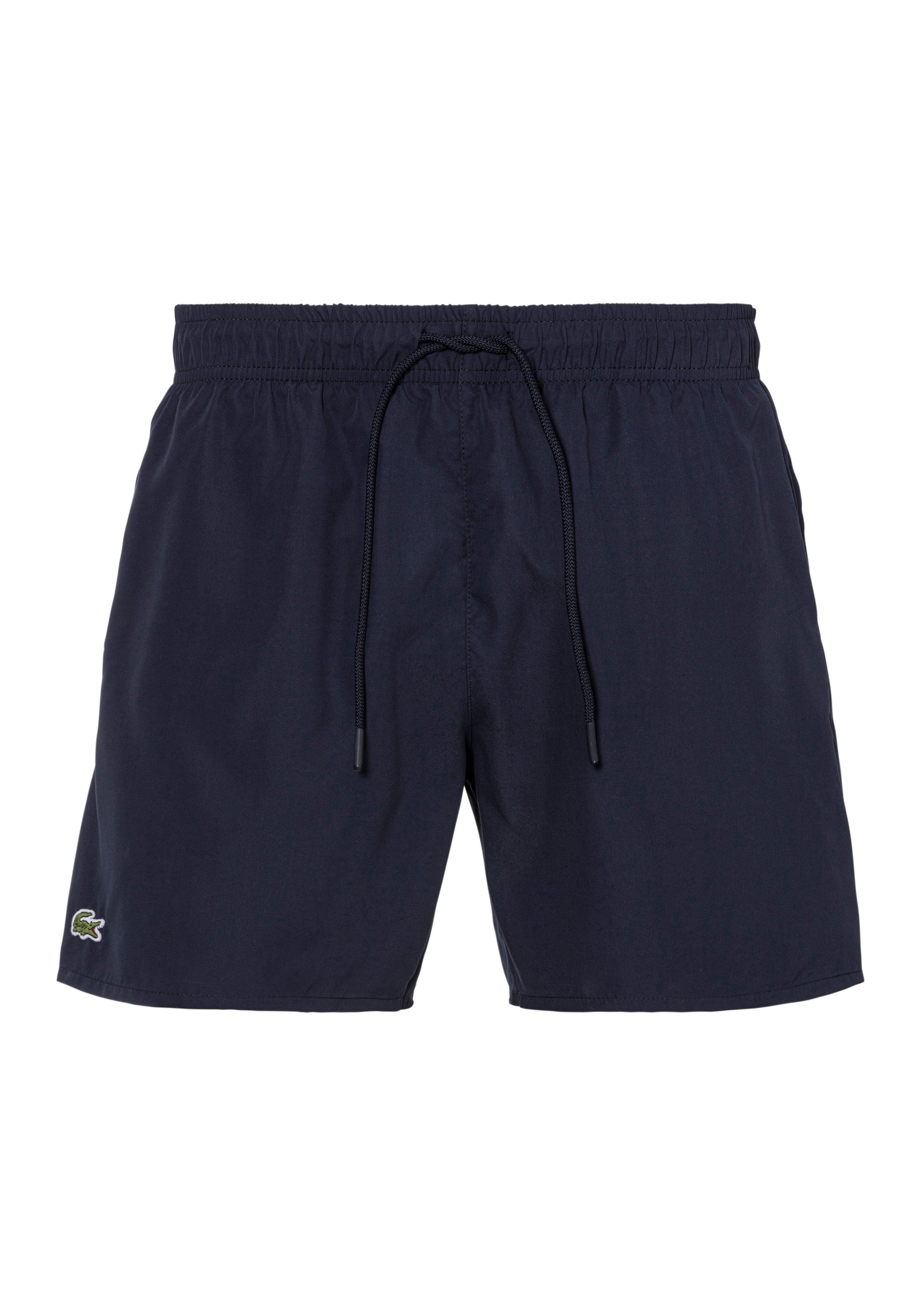 Lacoste Badeshorts mit elastischen Bund günstig online kaufen