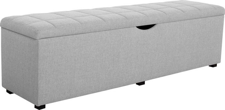 Places of Style Hockerbank »Checked« mit Stauraum, Breite 120 cm und