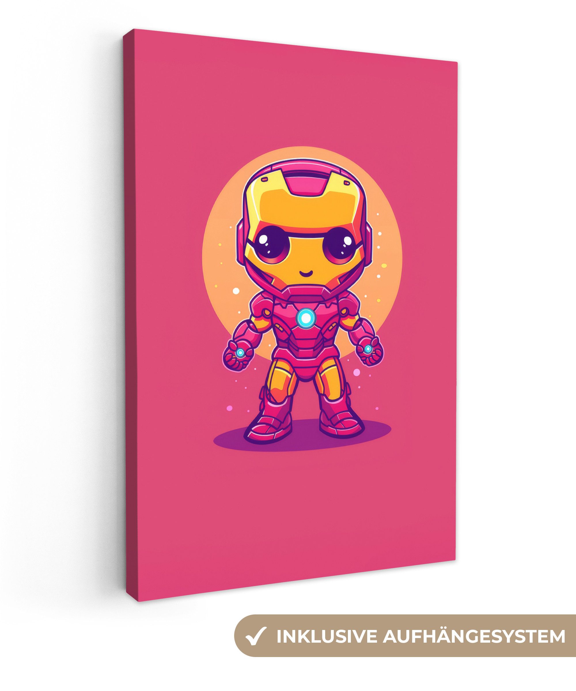 OneMillionCanvasses® Leinwandbild Superheld - Jungen - günstig online kaufen