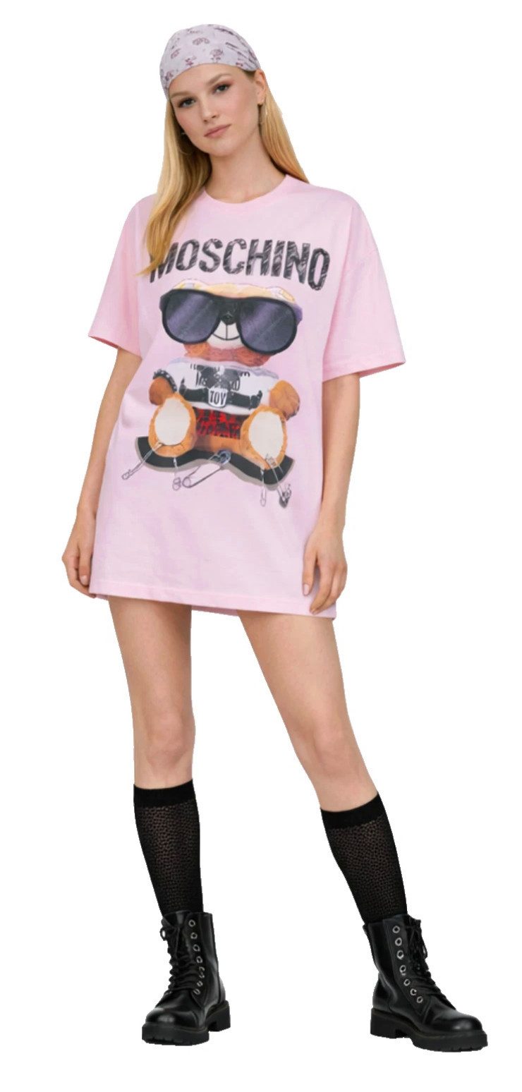 Moschino T-Shirt Couture Teddy Bear Oversize Loose Fit Teddybär Top