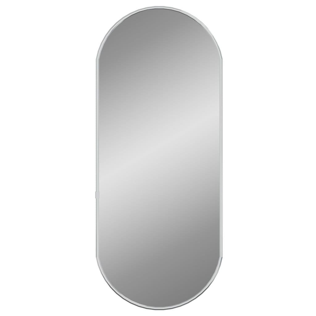Oval cm Silbern Wandspiegel 60x25 furnicato
