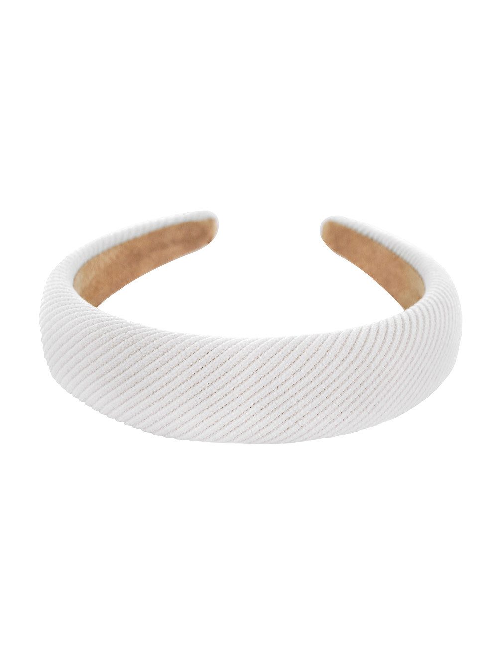 axy Haarreif Breiter Haarreif mit Stoff gepolstertes Cord, Vintage Damen Haareifen Haarband