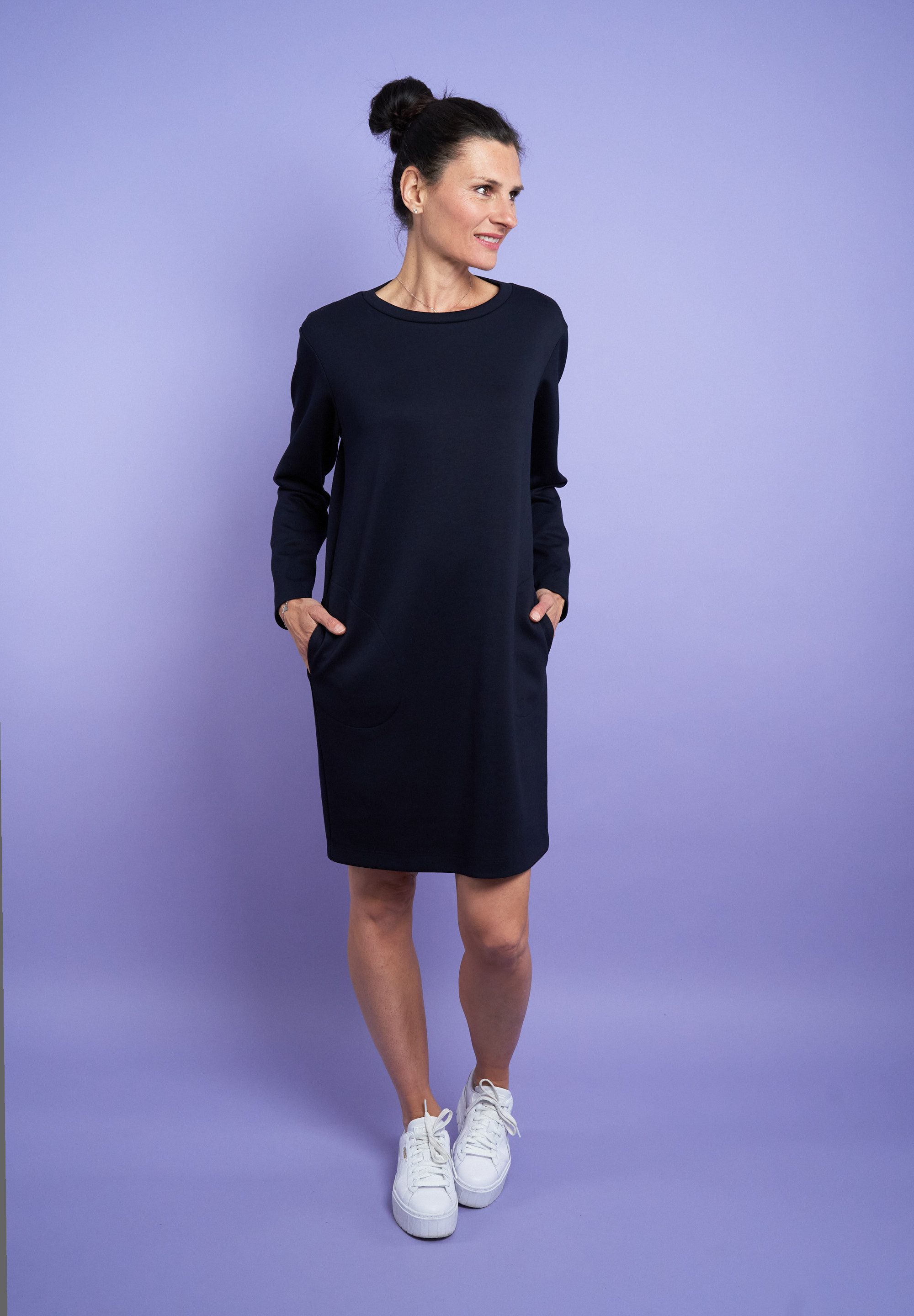 Seidel Moden Sweatkleid Exklusiv bei OTTO mit Eingrifftaschen und MADE IN GERMANY