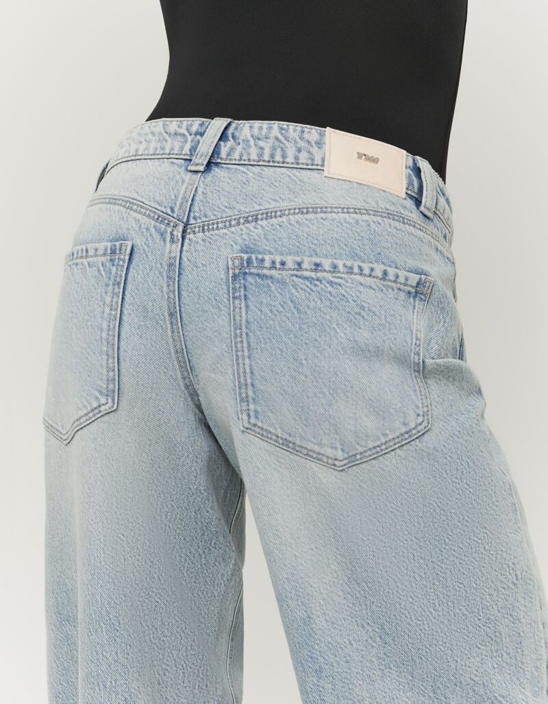 Tally Weijl Low-rise-Jeans SPADEDODA aus hochwertigem Baumwoll-Lyocell-Mix, tief geschnitten in weitem Fit
