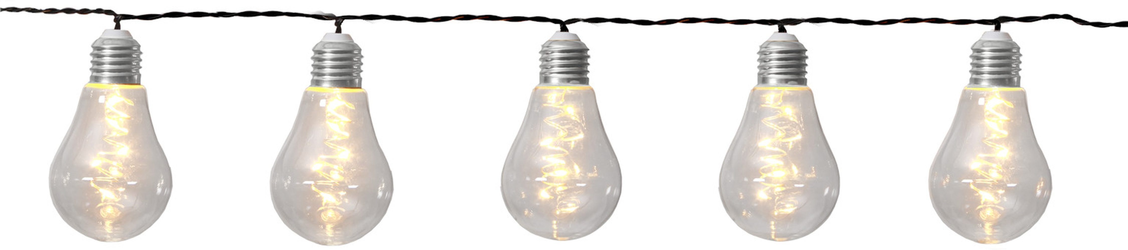 STAR TRADING LED-Lichterkette Glow, 10-flammig, Kunststoff, ca.1,8 m Länge, Solarpanel, Akku, outdoor, Vierfarb-Karton
