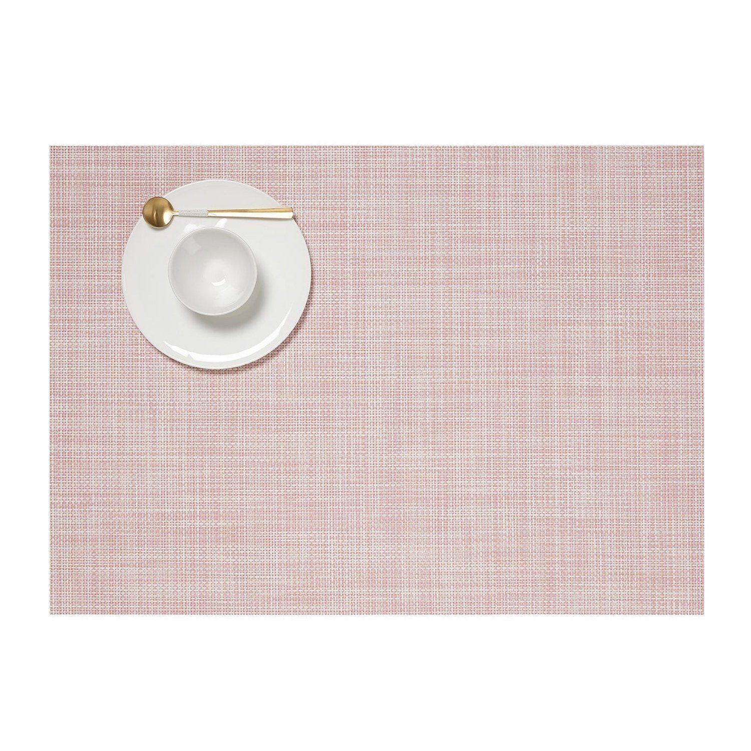 Chilewich Platzset Mini Basketweave Rectangle Blush, (1-St)