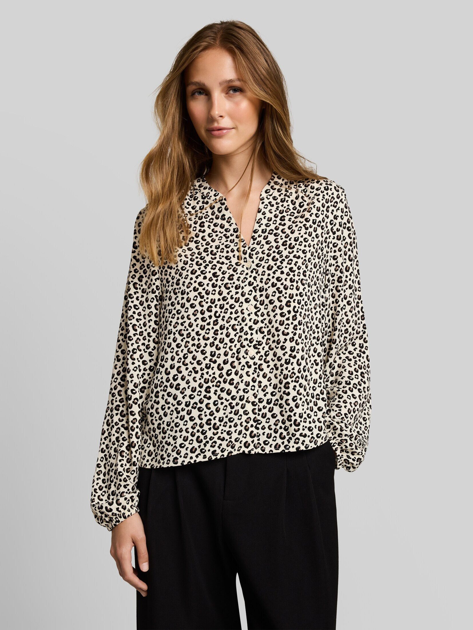 TOM TAILOR Denim Langarmbluse Blusen & Shirts Bluse mit Muster