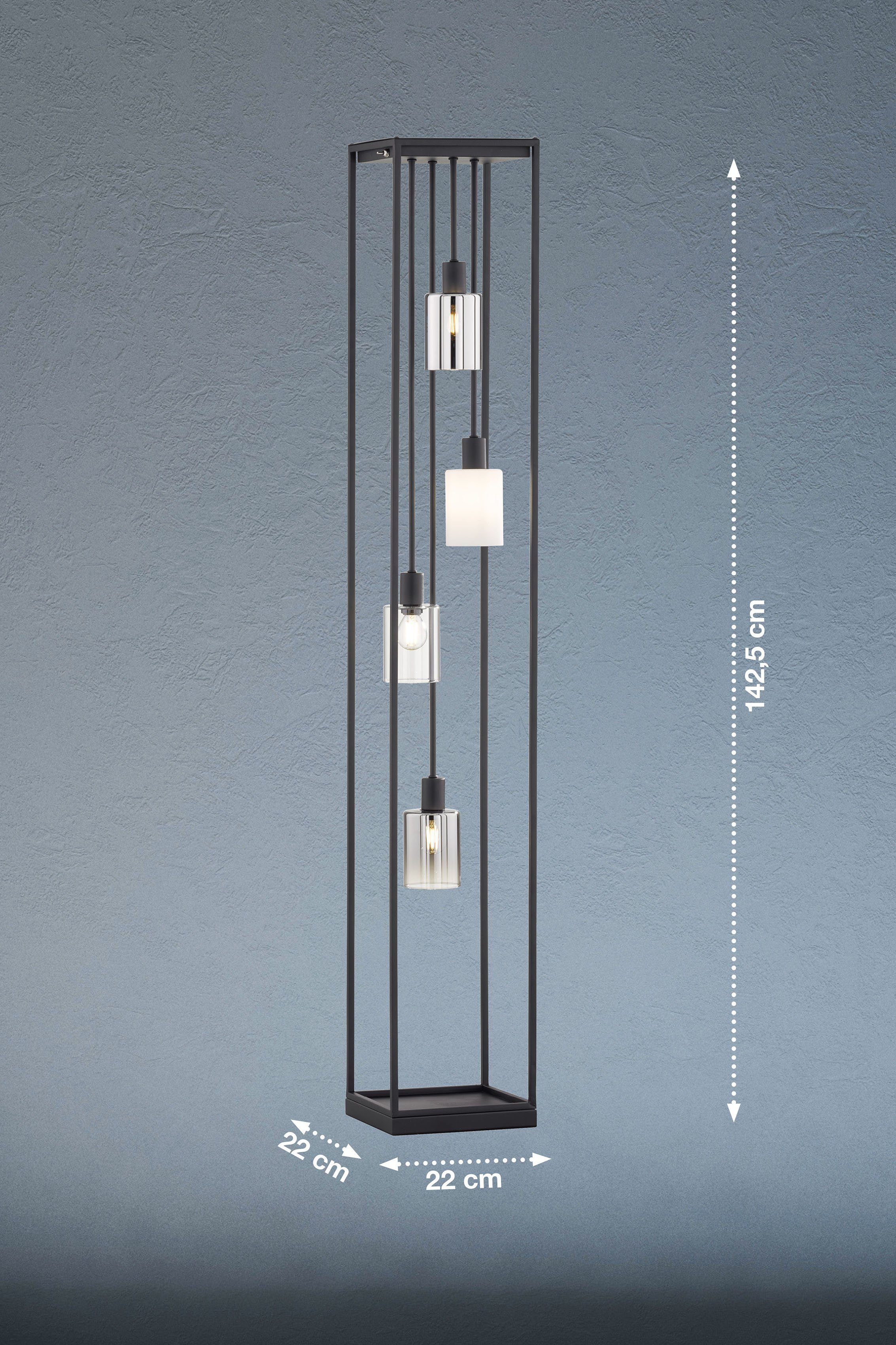 FISCHER ohne Iska, Ein-/Ausschalter, & Leuchtmittel Stehlampe HONSEL