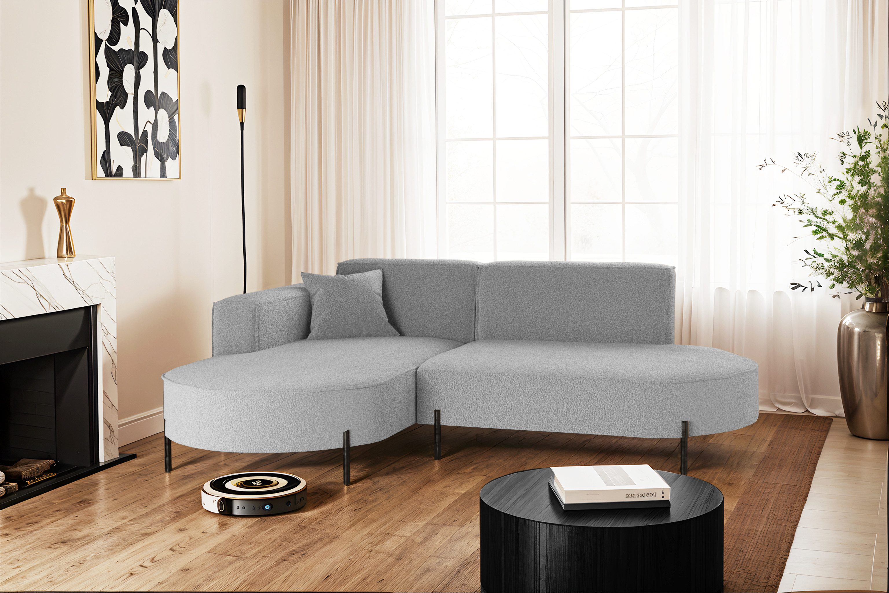 Kaiser Möbel Ecksofa Sofa L-Form Designer günstig online kaufen