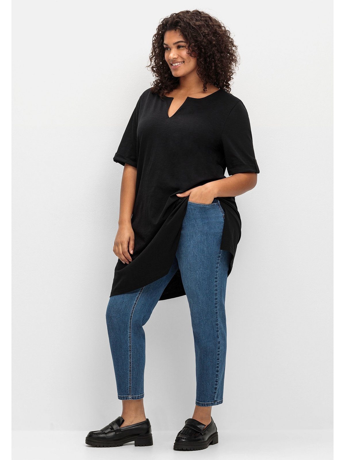 Sheego Stretch-Jeans Große Größen aus ultraflexibler Qualität