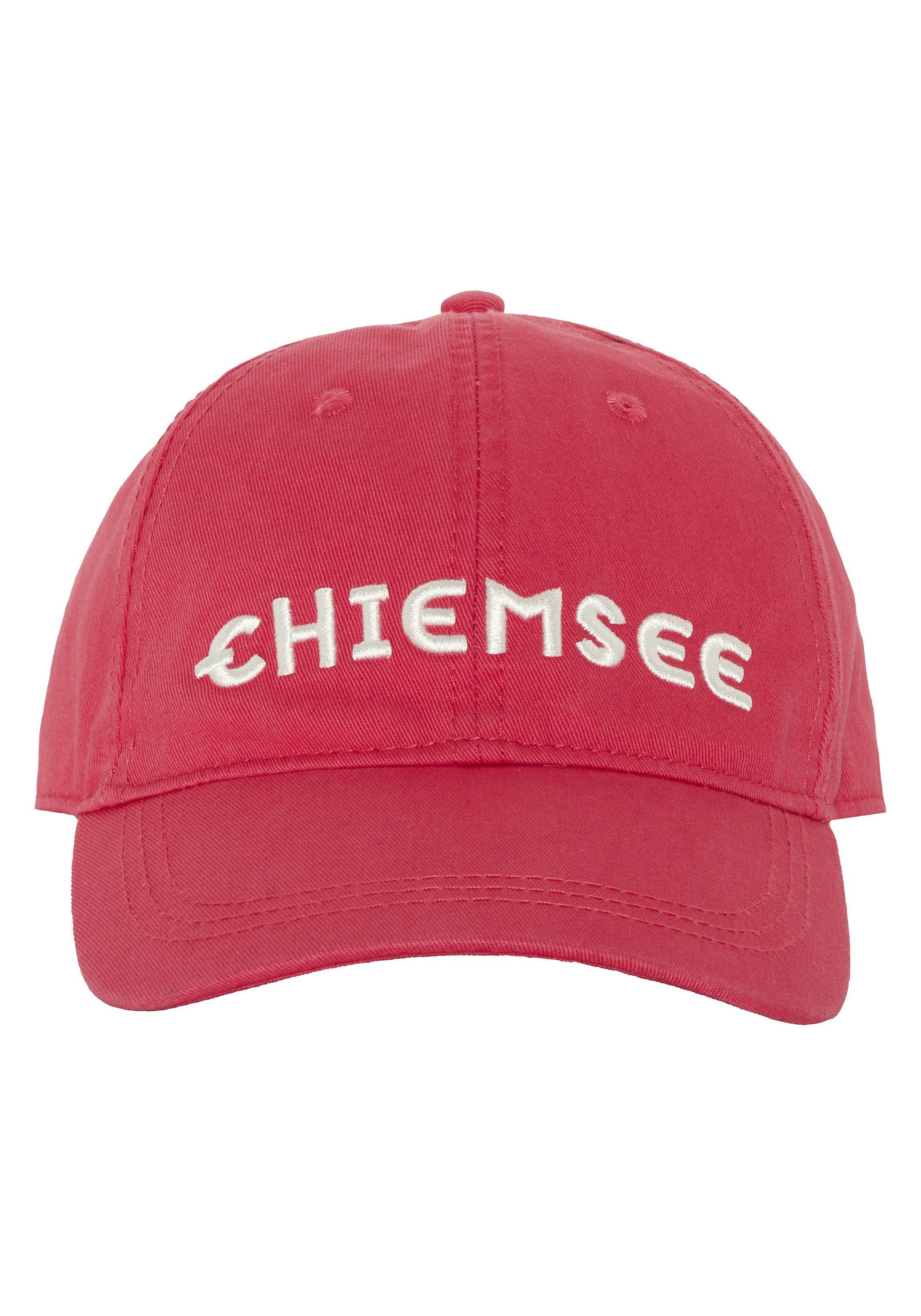 Chiemsee Baseball Cap Unisex Cap aus Baumwolle mit Logo 1 17-1663 Bittersweet