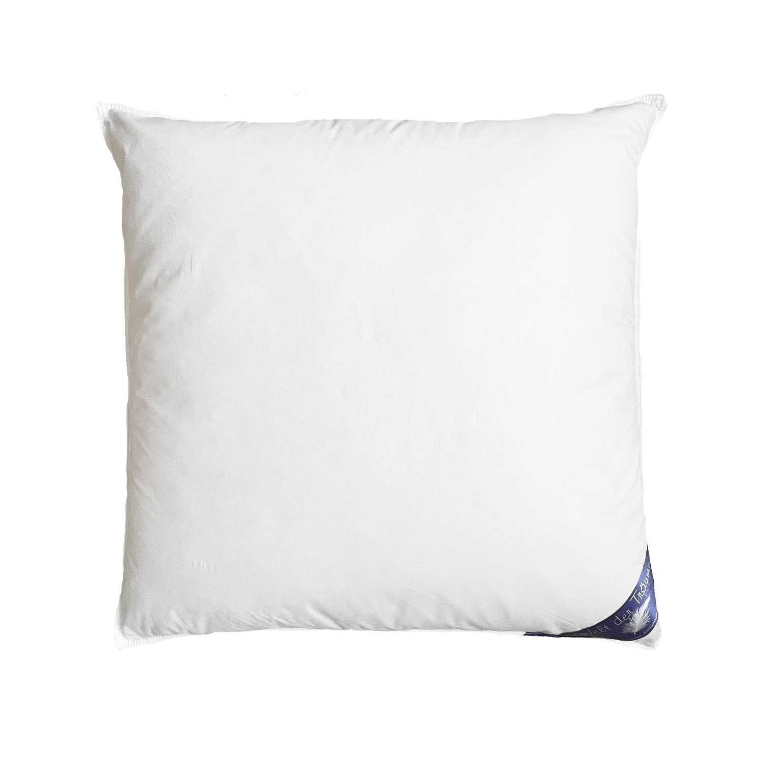 Daunenkissen Daunenkissen Kissen Kopfkissen Federkissen Daunen Federn DownPillow FeatherPillow 80x80 cm Füllung: 15% Daunen/ 85% Federn, Welt der Träume, Füllung: 15% Daunen/ 85% Federn