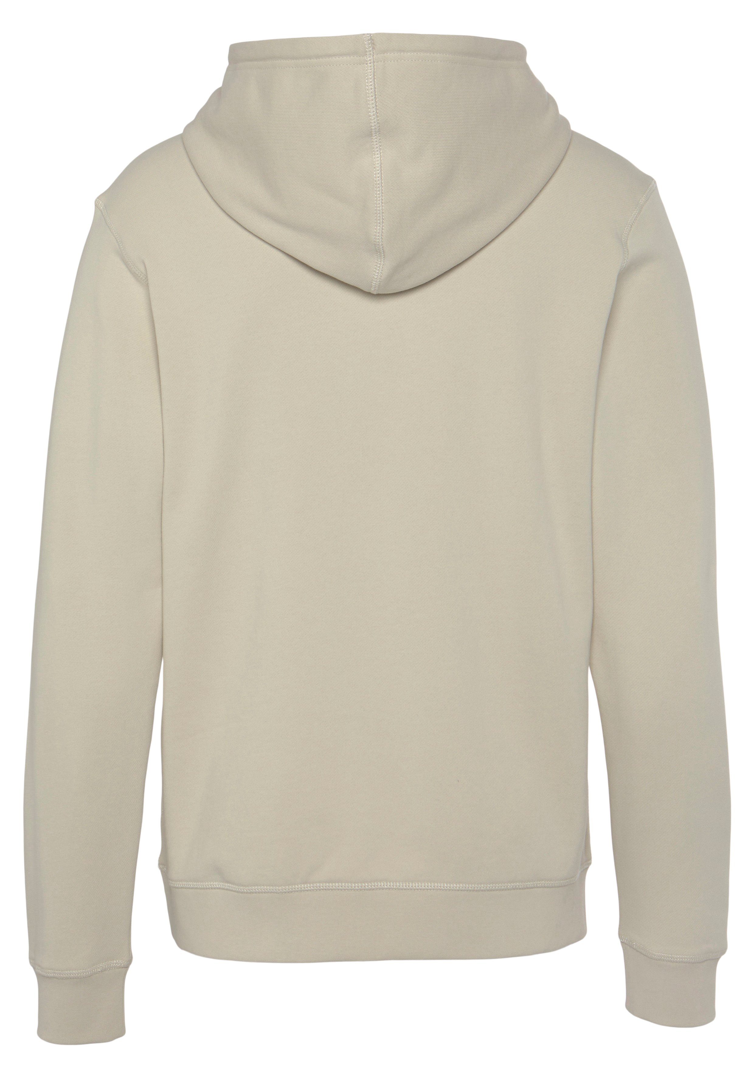 BOSS ORANGE Kapuzensweatshirt Wetalk mit gesticktem beige (1-tlg) BOSS Markenlabel