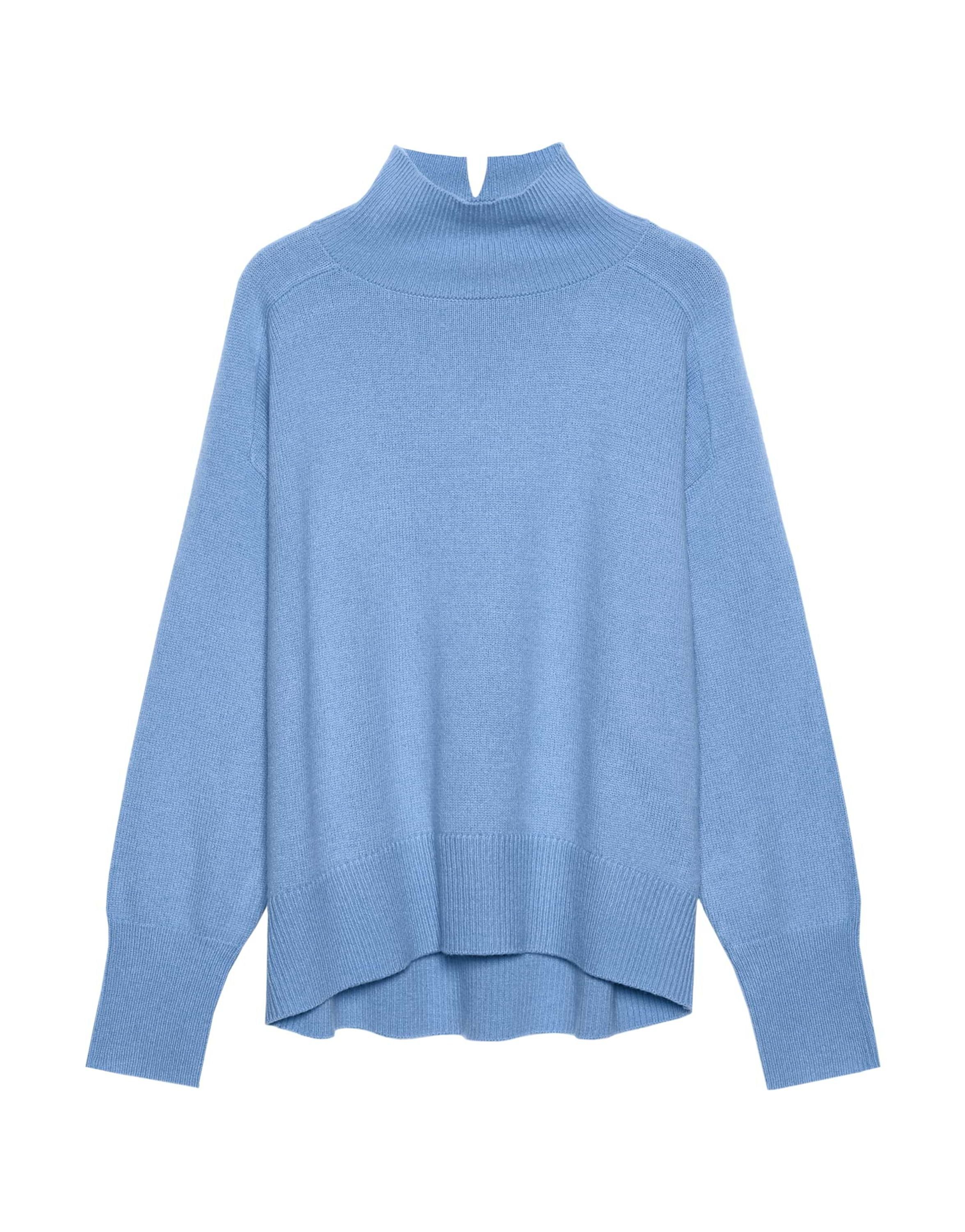 someday Stehkragenpullover Balance Blue