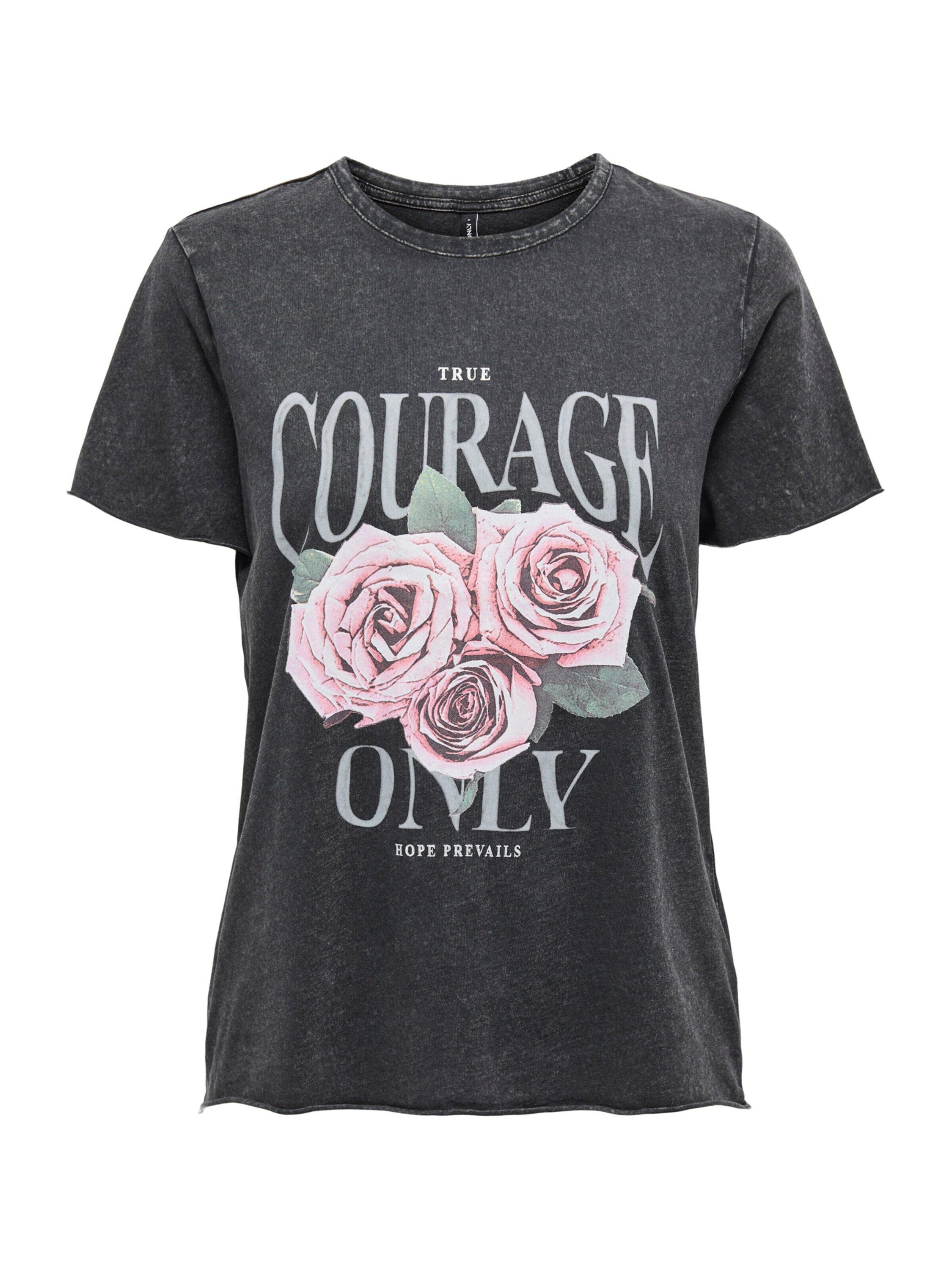 Black Print:Rose courage