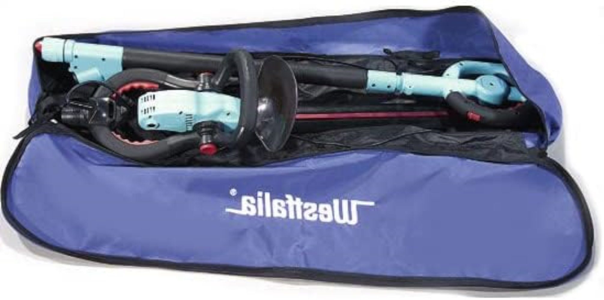 Blau 120x30x12cm Westfalia Aufbewahrungstasche für Werkzeug Heckenscheren Werkzeugtasche Transport und