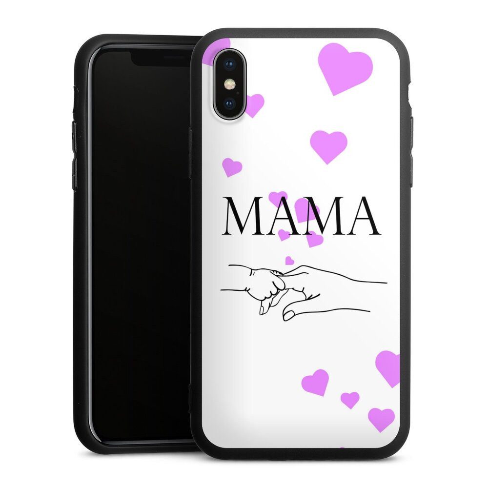 DeinDesign Handyhülle Muttertag Mama Familie Muttertag-Mama und kinder, Apple iPhone X Silikon Hülle Premium Case Handy Schutzhülle