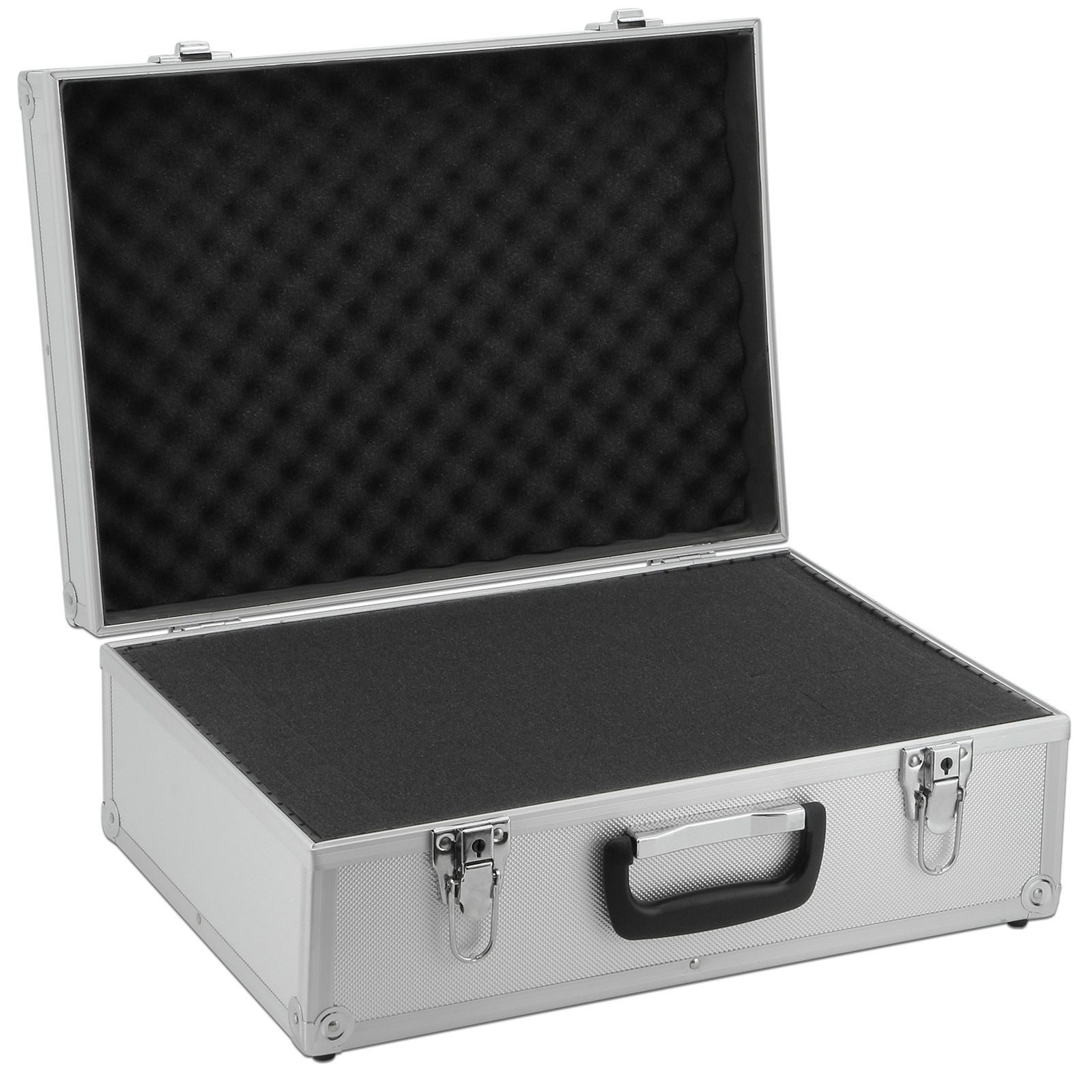 Thumbnail - ECI Tools Werkzeugkoffer Aluminium Koffer Silber mit Schaumstoffeinlage 450 x 320 x 175 mm
