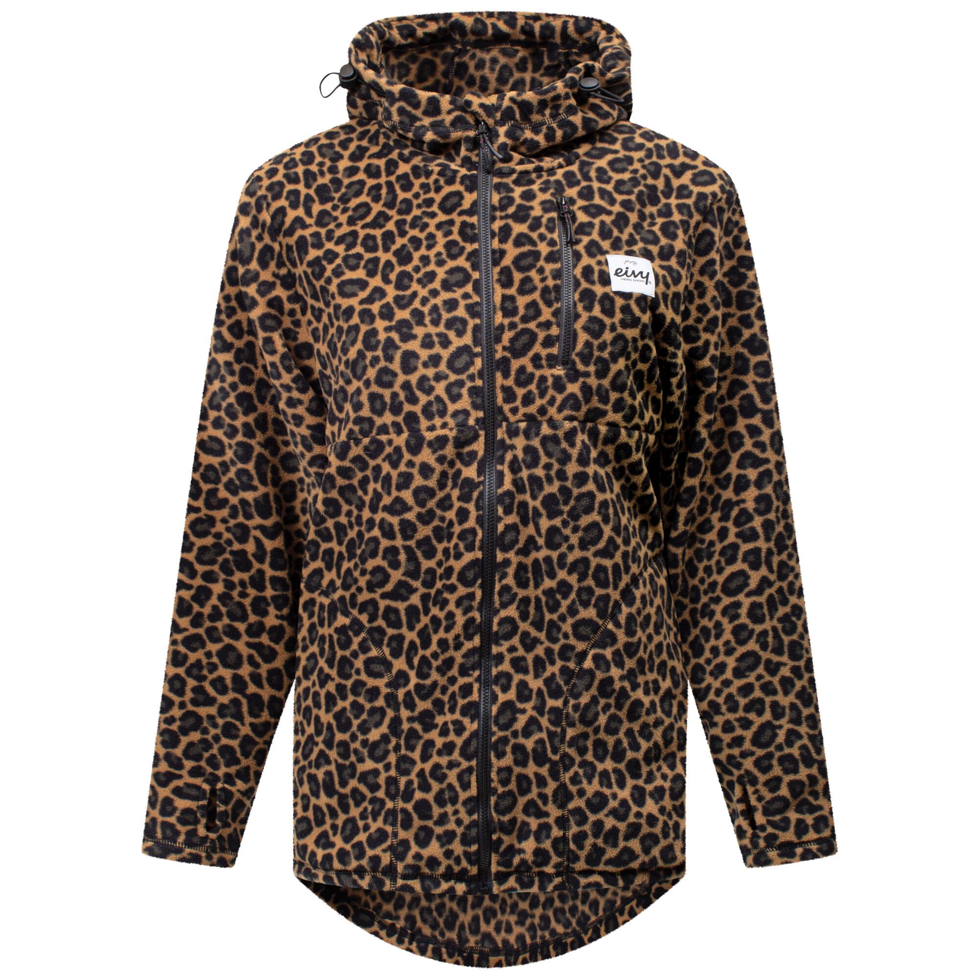 Eivy Fleecepullover mit Kapuze und Daumenschlaufen günstig online kaufen