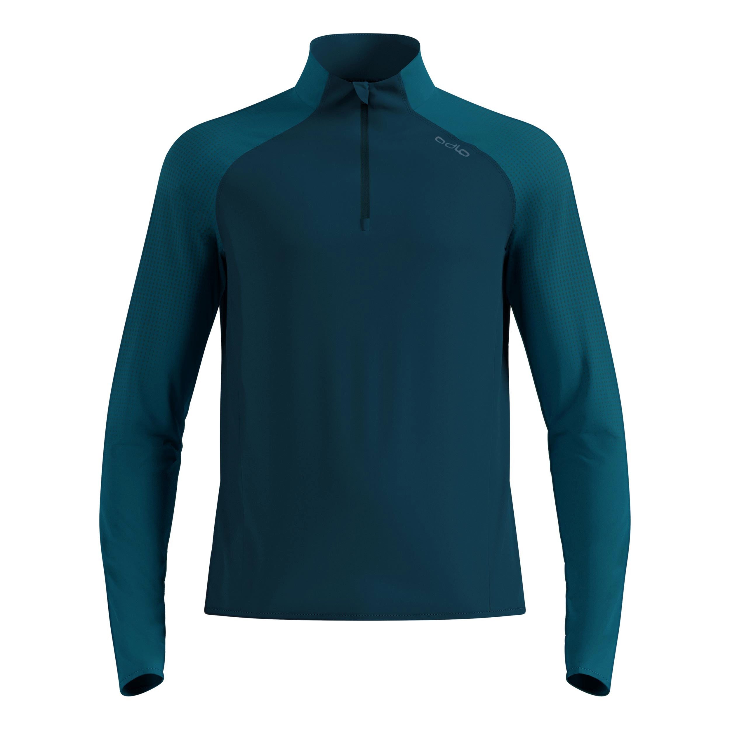 Odlo Laufshirt Zeroweight Warm Mid Layer 1/2 Zip