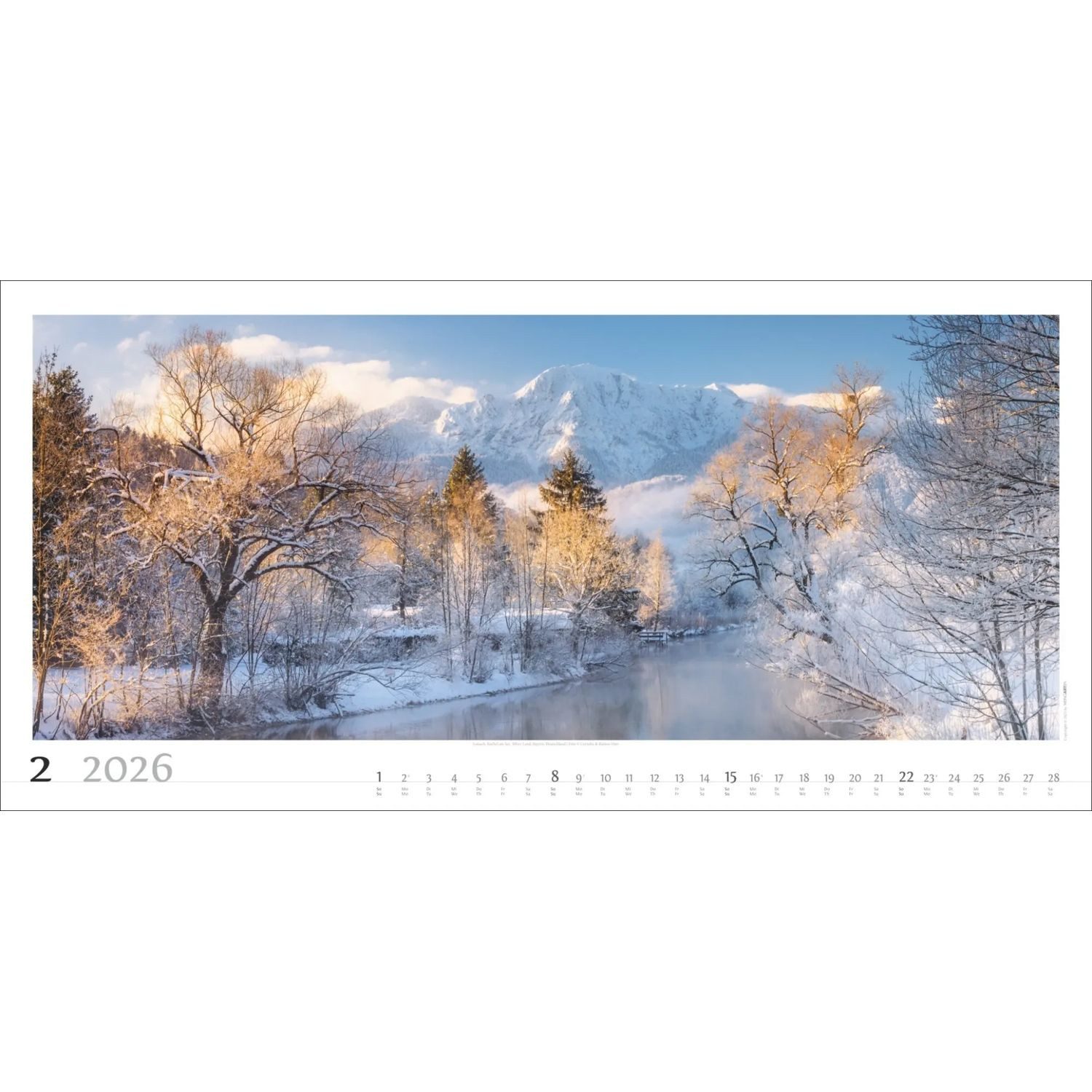 Wandkalender Alpenpanorama Kalender 2026