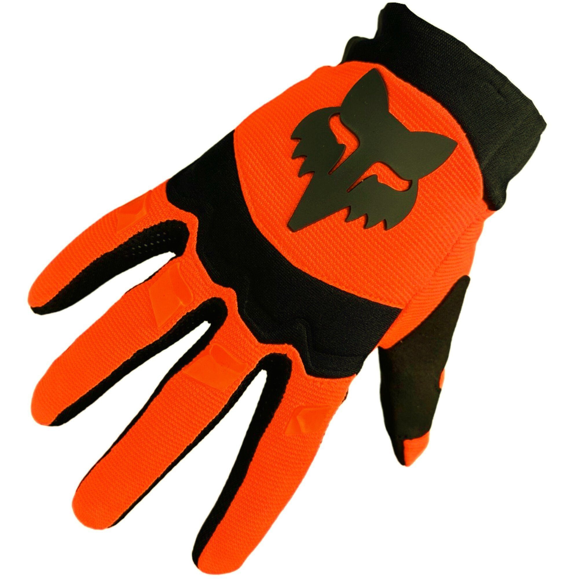 Fox Racing Fahrradhandschuhe Flu Fox Retro Dirtpaw Handschuhe Glove Orange