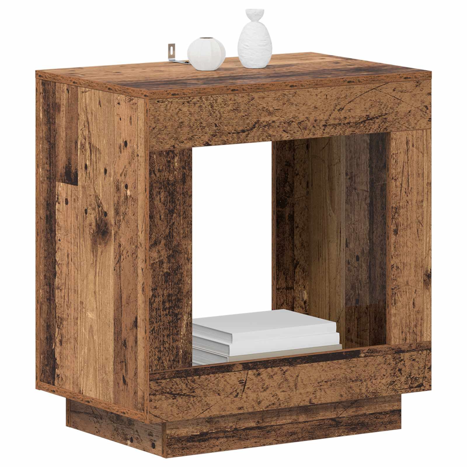 vidaXL Beistelltisch Beistelltisch Altholz 60 x 40 x 65 cm Holzwerkstoff (1-St)