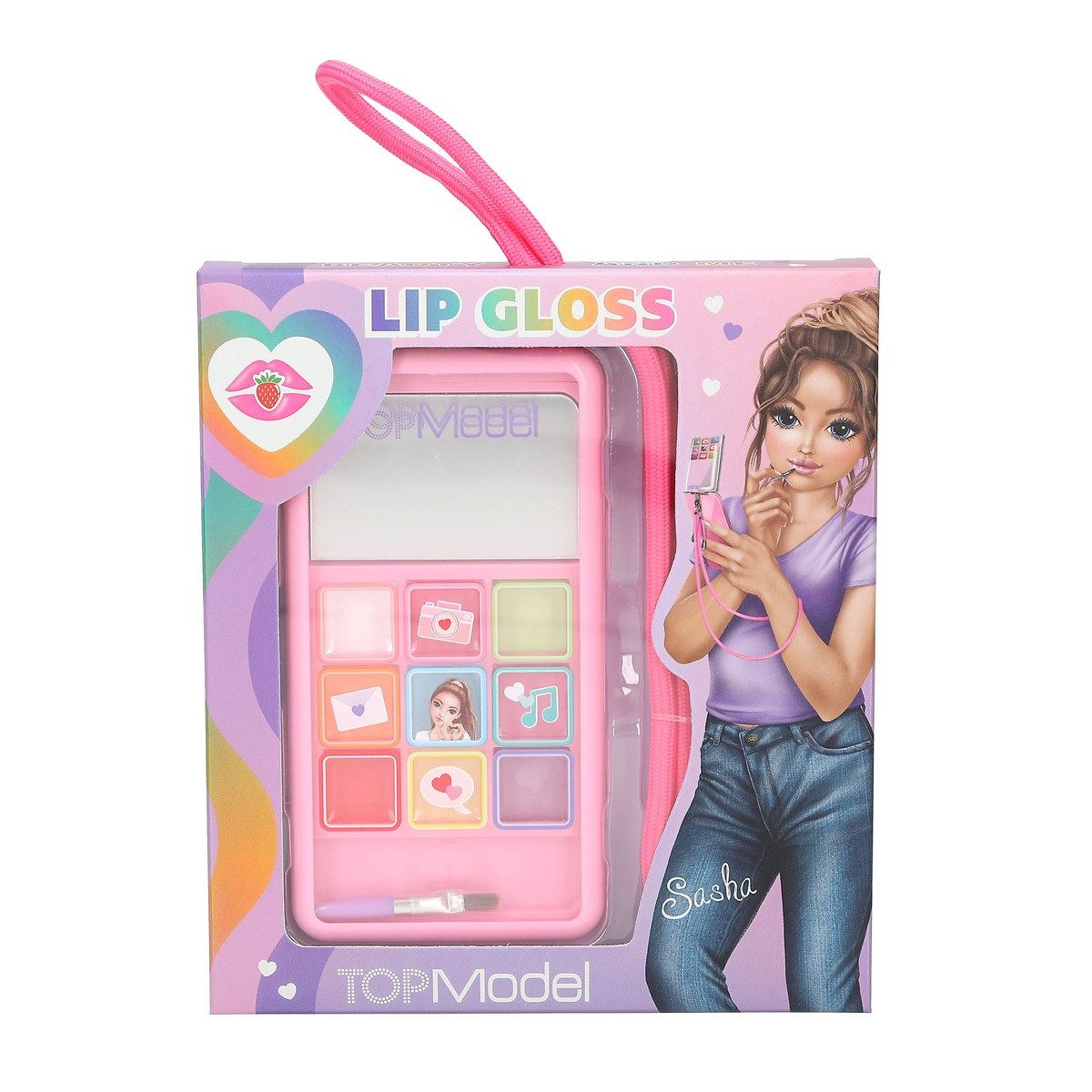 TOPModel Theater Schminkpalette DEPESCHE TOPModel Lipgloss Smartphone zum Umhängen