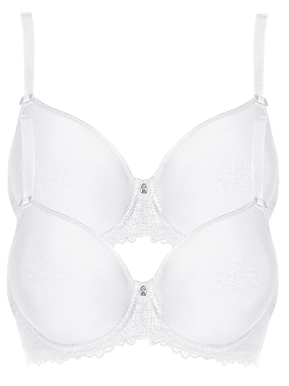 Viania Set: Schalen-BH 2er Pack Spacer Bügel BH Leni (Spar-Set, 2-tlg) nahtlos