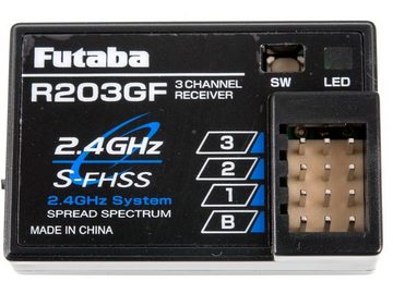 Futaba Futaba 3PRKA Sender FHSS 3-Kanal # Combo (2.4GHz / R203GF) RC-Fernsteuerung