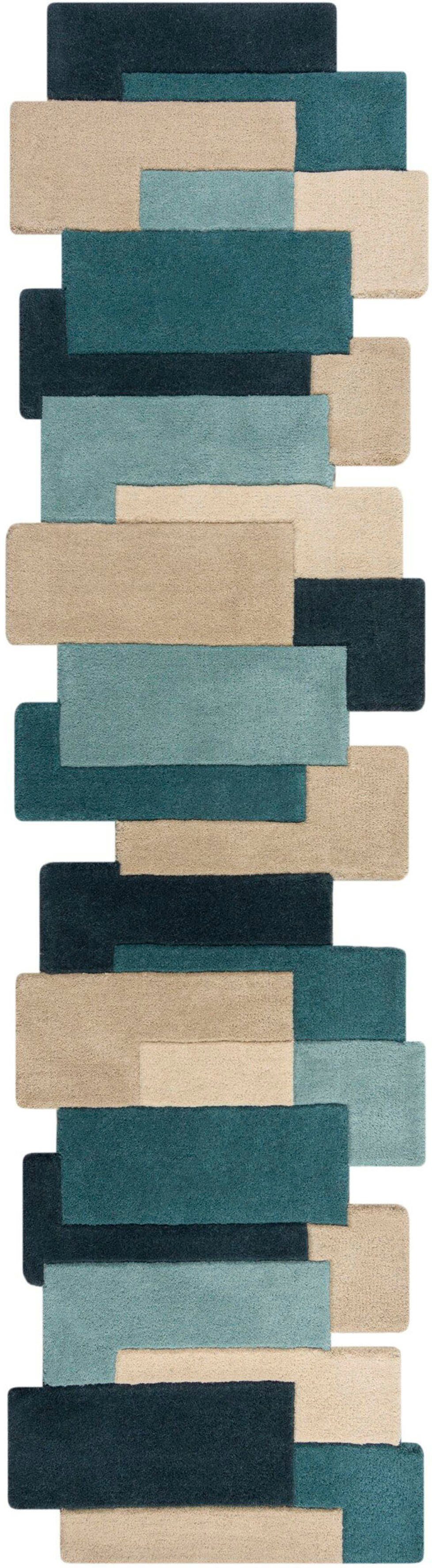 FLAIR RUGS Läufer Abstract Collage, rechteckig, günstig online kaufen