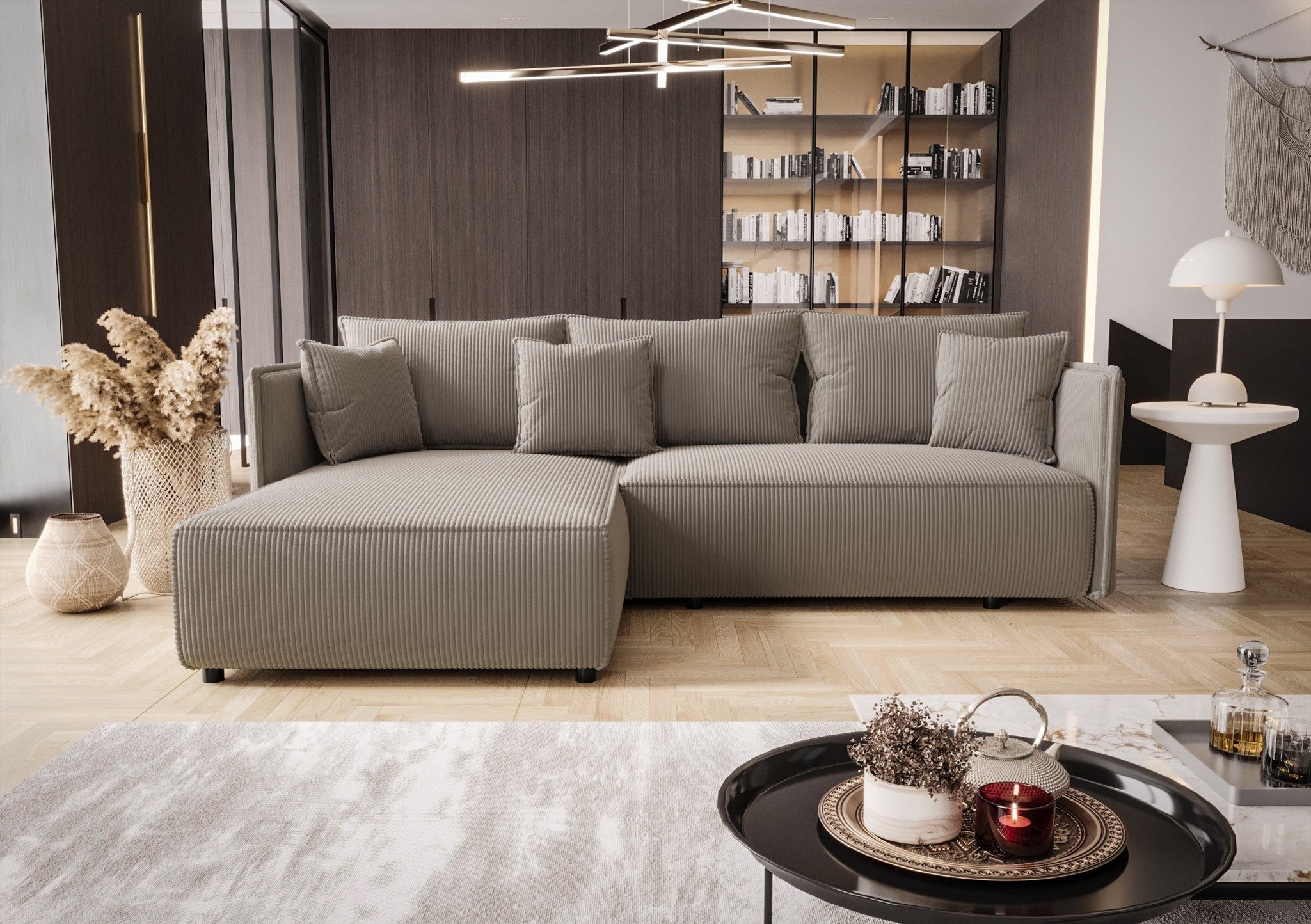 Fun Möbel Ecksofa Schlafsofa Sofa EVORA günstig online kaufen