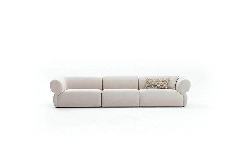 JVmoebel Big-Sofa Beige Couch im modernen Luxus-Stil mit hochwertiger Polsterung, Made in Europa