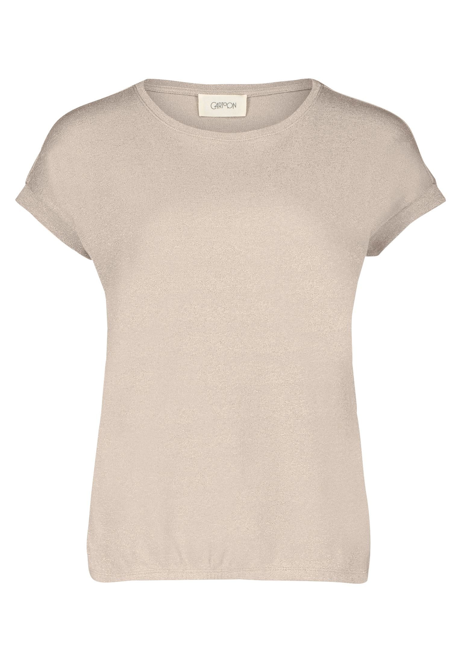 Kurzarmshirt Damen mit Rundhalsausschnitt