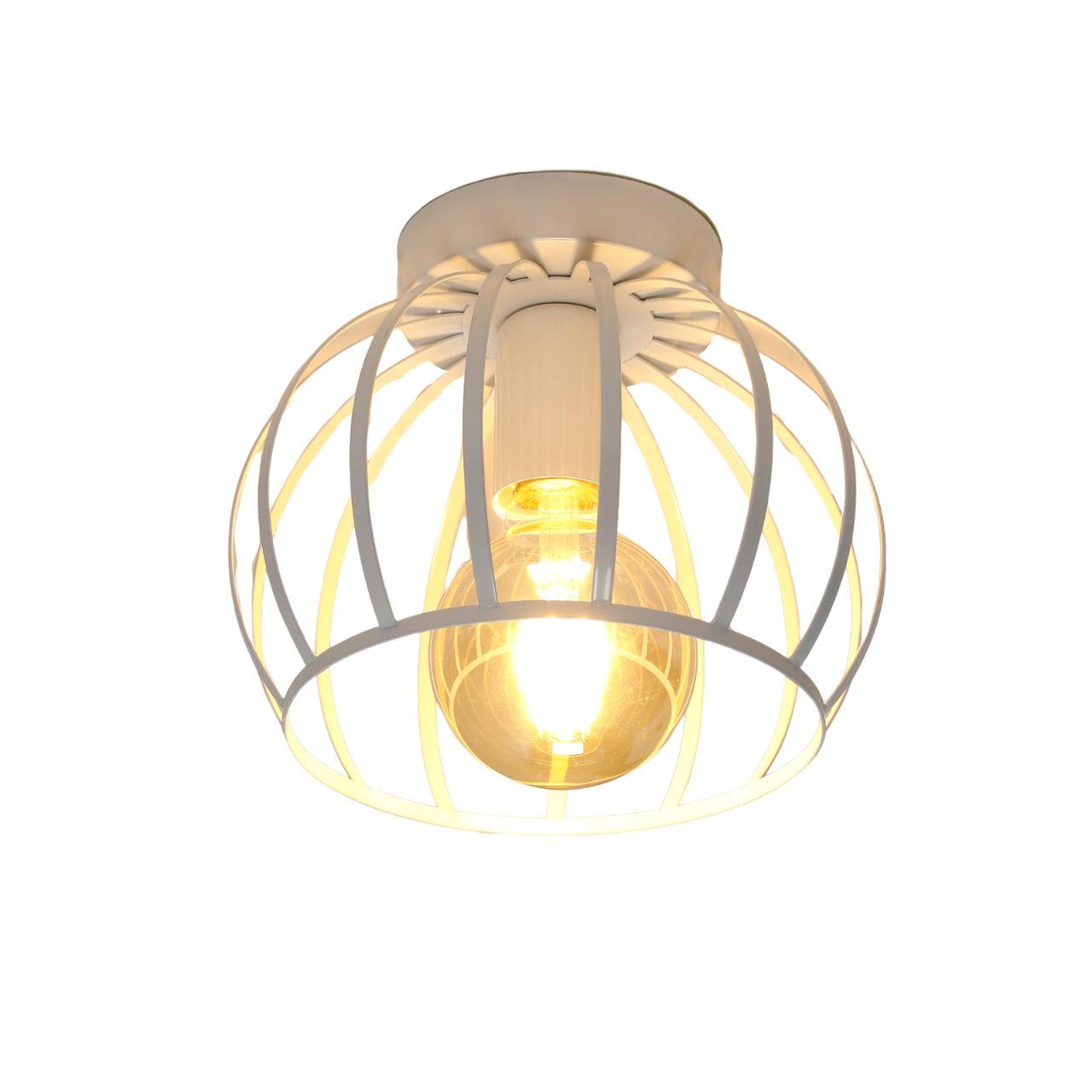 Riserva Dekolicht Schmiedeeiserne Deckenlampe, E27 Dekolampe, günstig online kaufen