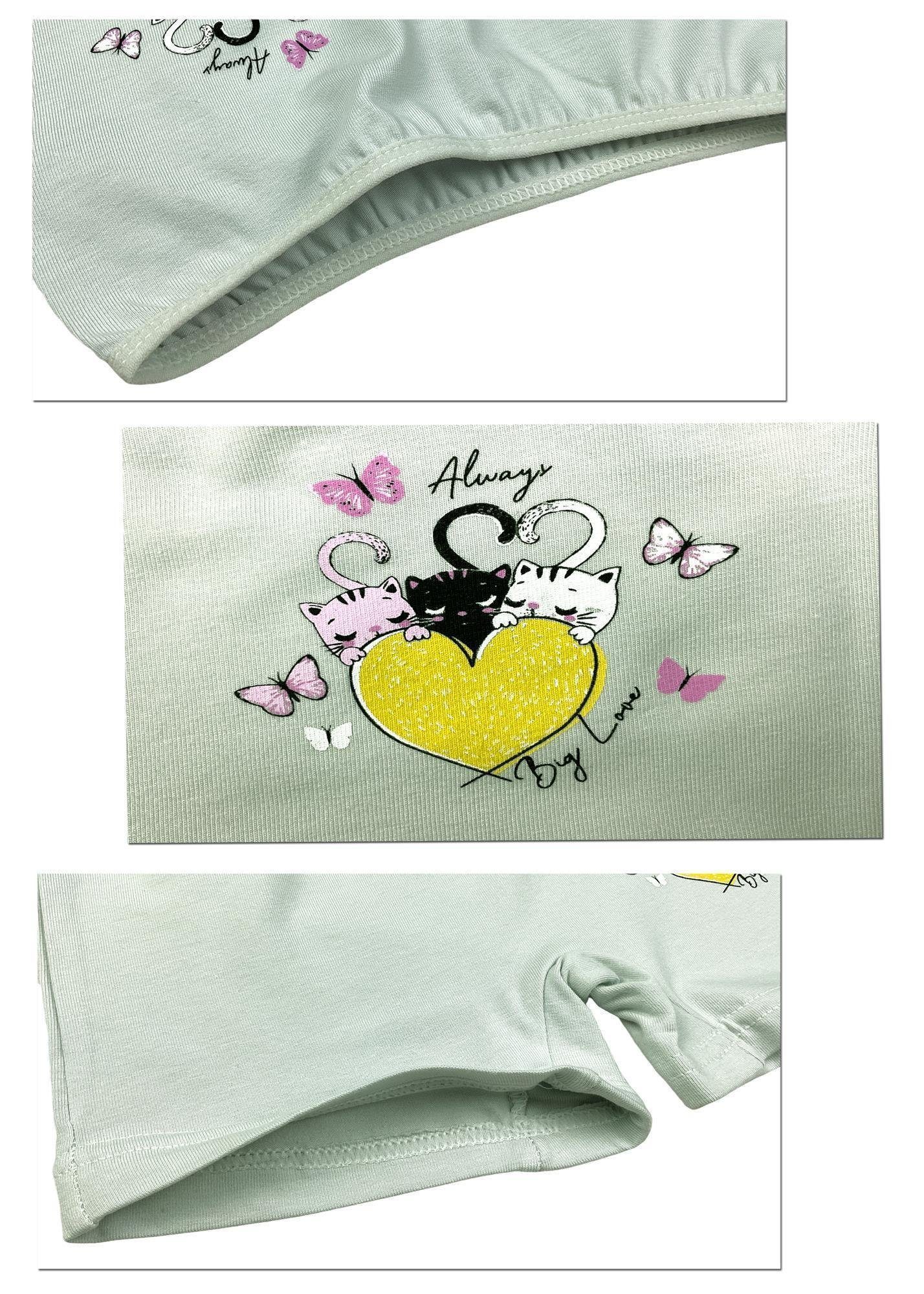 LOREZA Panty 5er Set Mädchen Pantys - Katzen - Bunt (Spar-Packung, 5-St) – Bild 5 von 5