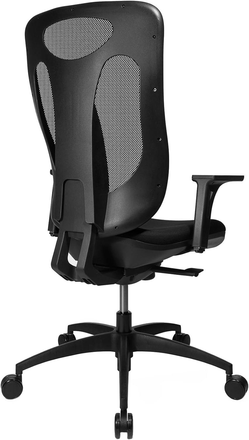 TOPSTAR Bürostuhl (Bürostuhl ergonomisch: mit 100 Net höhenverstellbaren Pro Sitz), Schreibtischstuhl inklusive verstellbarem