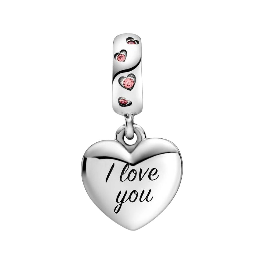 Pandora Charm Herz 798887C01*, Herz, Liebe, Muttertag, Mama, Rosa