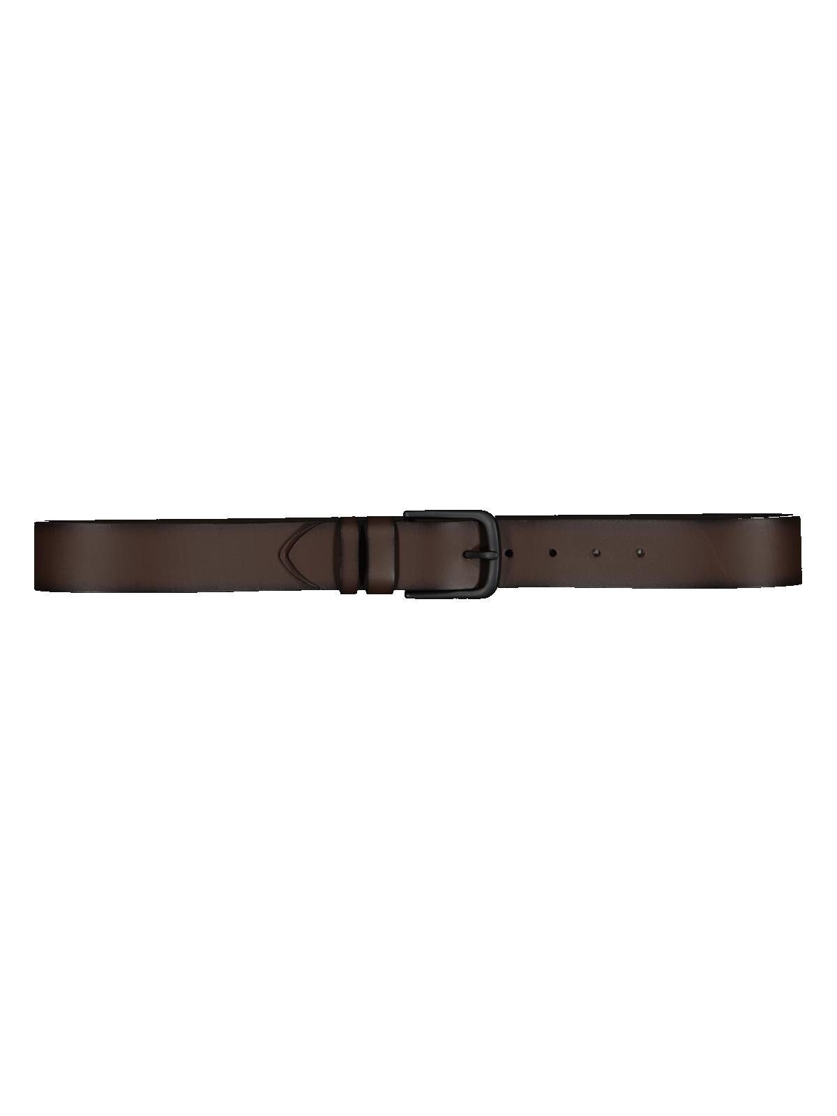 Engbers Ledergürtel Herren Ledergürtel Basic, Dunkelbraun